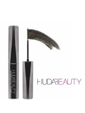 Black Brow Gel, Huda Beauty #BOMBBROWS Full Fiber Soft Black 4.5ml A1
